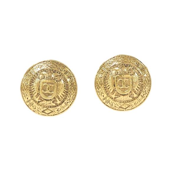 CHANEL Gold Earrings - Picture 1 of 3